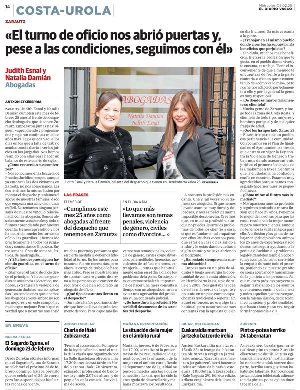 entrevista abogadas de zarautz